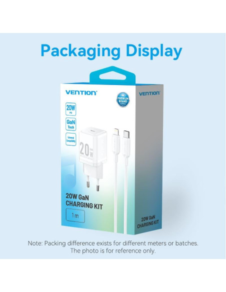 MOBILE CHARGER WALL USB-C/20W TZ-FEPW0-EU-02 VENTION