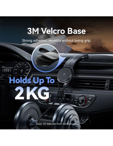 MOBILE CHARGER CAR MAGNETIC/WRL BLACK KSJB0 VENTION