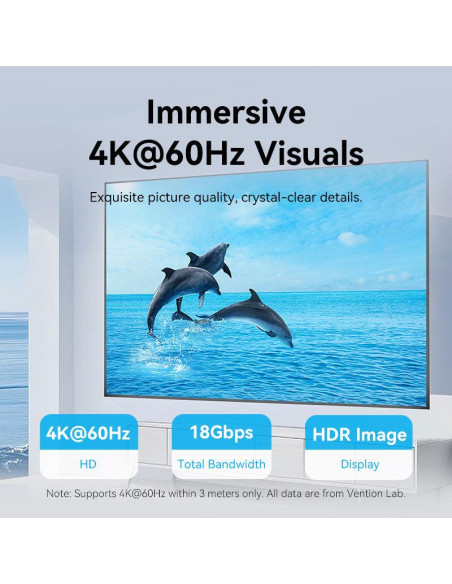 CABLE HDMI 15M/BLACK AACBN VENTION