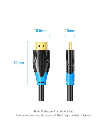 CABLE HDMI 15M/BLACK AACBN VENTION