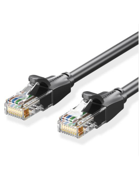 PATCH CABLE CAT.6 UTP/1.5M BLACK IBEBG VENTION