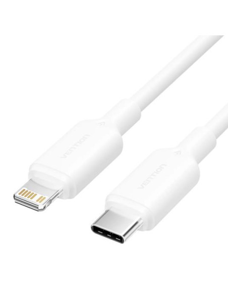 CABLE USB-C TO LIGHTNING/1M WHITE LAKWF VENTION