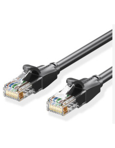 PATCH CABLE CAT.6 UTP/8M BLACK IBEBK VENTION