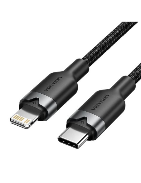 CABLE USB-C TO LIGHTNING/2M BLACK LALBH VENTION