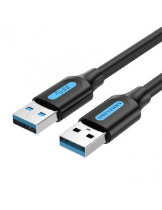 CABLE USB3.0 MALE TO MALE/3M BLACK CONBI VENTION