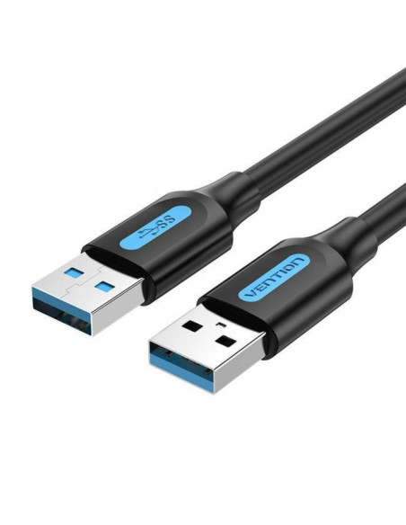 CABLE USB3.0 MALE TO MALE/3M BLACK CONBI VENTION