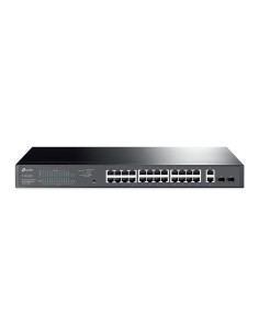 Switch, TP-LINK, Desktop/pedestal, 28x10Base-T / 100Base-TX / 1000Base-T, PoE+ ports 24, 250 Watts, TL-SG1428PE
