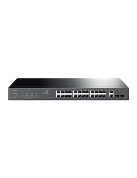 Switch, TP-LINK, Desktop/pedestal, 28x10Base-T / 100Base-TX / 1000Base-T, PoE+ ports 24, 250 Watts, TL-SG1428PE