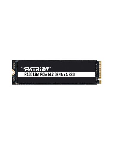 SSD, PATRIOT, P400 Lite, 1TB, M.2, PCIE, NVMe, Write speed 2700 MBytes/sec, Read speed 3500 MBytes/sec, 3.8mm, P400LP1KGM28H