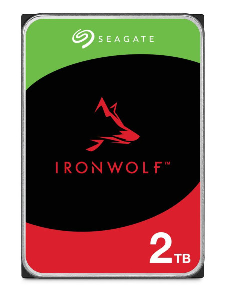 HDD, SEAGATE, IronWolf, 2TB, SATA, 256 MB, 5400 rpm, 3,5", ST2000VN003