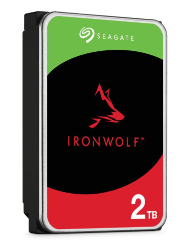 HDD, SEAGATE, IronWolf, 2TB, SATA, 256 MB, 5400 rpm, 3,5", ST2000VN003