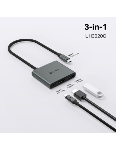 I/O HUB USB-C 3PORT/UH3020C TP-LINK