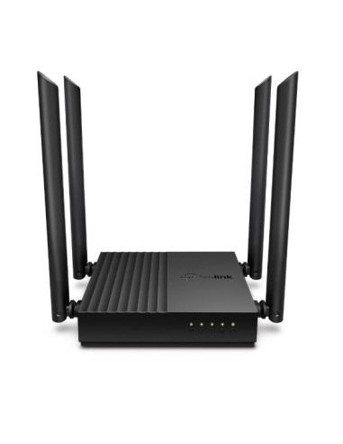 Wireless Router, TP-LINK, Wi-Fi 5 (802.11ac), Data speed 1200 Mbit/s, Ethernet WAN Yes, Ethernet LAN Yes, 4xLAN ports, ARCHERC6