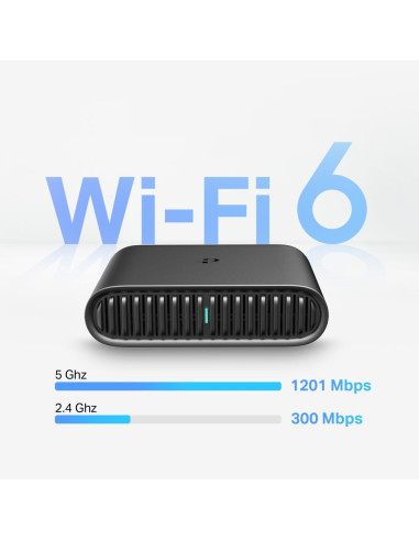 Wireless Router, TP-LINK, Wireless Router, 1500 Mbps, Wi-Fi 6, USB 2.0, 1x10/100/1000M, 1x10/100/1000M, TL-WR1502X