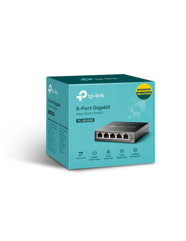 Switch, TP-LINK, 5x10Base-T / 100Base-TX / 1000Base-T, TL-SG105E