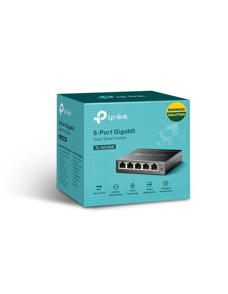 Switch, TP-LINK, 5x10Base-T / 100Base-TX / 1000Base-T, TL-SG105E