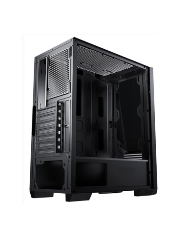 Case, GOLDEN TIGER, Supported motherboard form factors ATX/micro ATX, Black, Midi Tower, Buffalo M730i, BUFFALOM730I