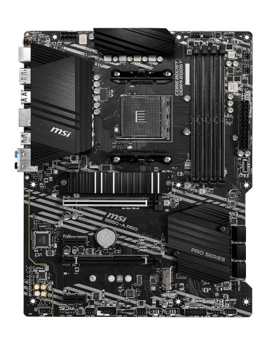 Mainboard, MSI, AMD B550, SAM4, ATX, 2xPCI-Express 3.0 1x, 1xPCI-Express 3.0 4x, 2xM.2, 1xPCI-Express 4.0 16x, Memory DDR4, Mem