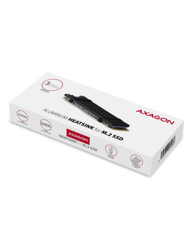 SSD ACC COOLER M.2 2280/3MM CLR-M2L3 AXAGON