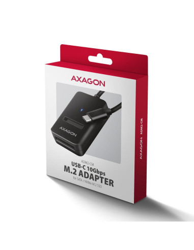SSD ACC ADAPTER USB-C/M.2/10GBPS 0.1M ADM2-CM AXAGON