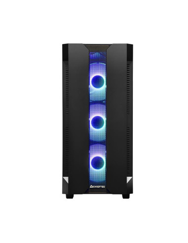 Case, CHIEFTEC, HUNTER, MidiTower, Not included, ATX, MiniITX, Colour Black, GS-01B-OP