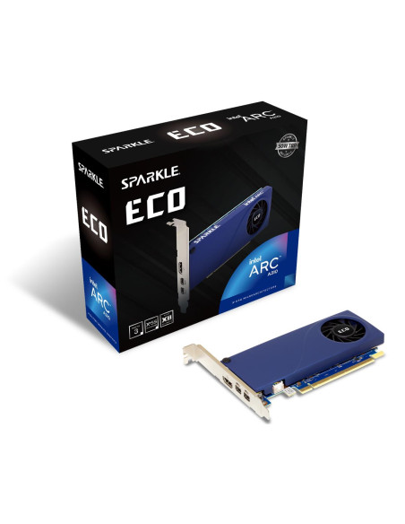 Graphics Card, SPARKLE, Intel Arc A310, 4 GB, GDDR6, PCIE 4.0 8x, Single Slot Fansink, 1xHDMI, 2xMini DisplayPort, SA310C-4G