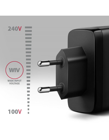 MOBILE CHARGER WALL USB 100W/GAN 3PORT ACU-DPQ100 AXAGON