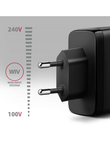 MOBILE CHARGER WALL USB 100W/GAN 3PORT ACU-DPQ100 AXAGON