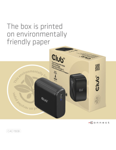 MOBILE TRAVEL CHARGER USB-C/100W CAC-1908EU CLUB3D