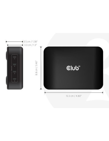 MOBILE CHARGER 4PORT/GAN 240W CAC-1918 CLUB3D