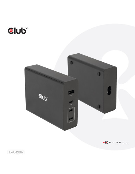 MOBILE TRAVEL CHARGER USB-C/132W GAN CAC-1906 CLUB3D