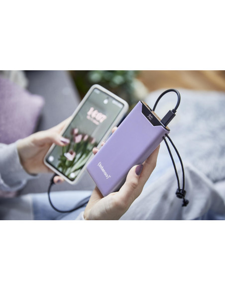 POWER BANK USB 10000MAH QC3.0/PURPLE F10000 7332033 INTENSO