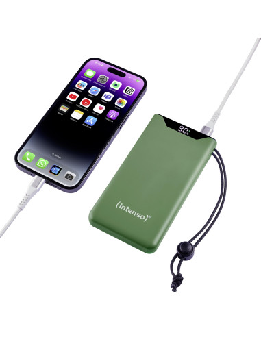 POWER BANK USB 10000MAH QC3.0/GREEN 7332037 INTENSO