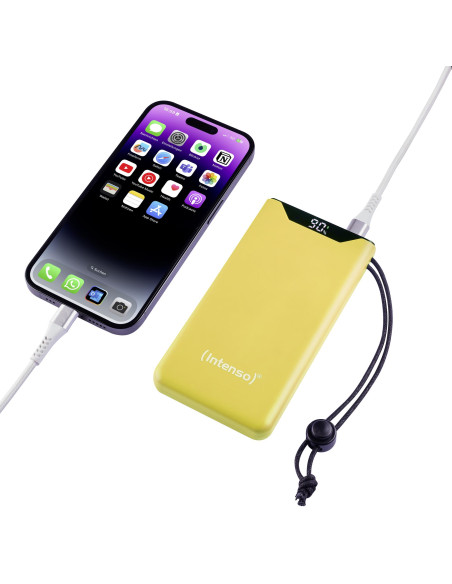 POWER BANK USB 10000MAH QC3.0/YELLOW F10000 7332039 INTENSO