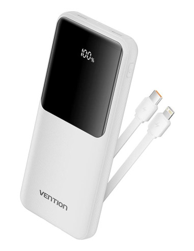 POWER BANK USB 10000MAH 22.5W/WHITE FHOW0 VENTION