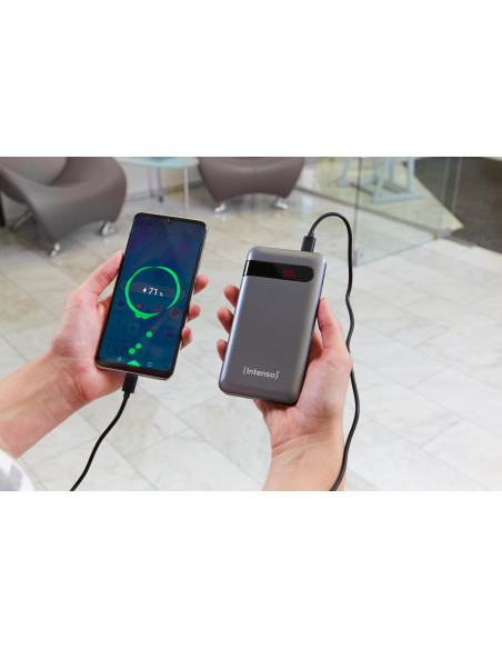 POWER BANK USB 10000MAH QC3.0/ANTHRACITE PD10000 INTENSO