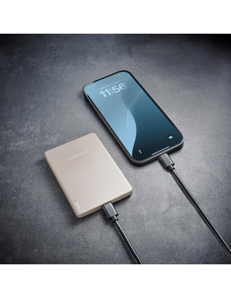 POWER BANK USB 5000MAH MAG/CHAMPAGNE 7344021 INTENSO