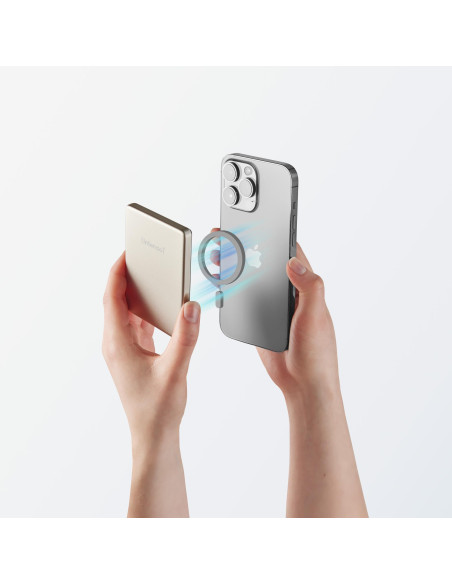 POWER BANK USB 5000MAH MAG/CHAMPAGNE 7344021 INTENSO