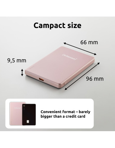 POWER BANK USB 5000MAH MAG/ROSE 7344023 INTENSO