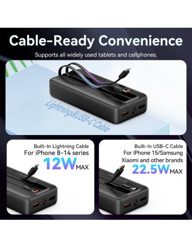 POWER BANK USB 20000MAH 22.5W/BLACK FHPB0 VENTION