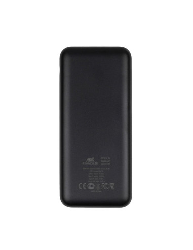 POWER BANK USB 20000MAH/VA2081 BLACK RIVACASE
