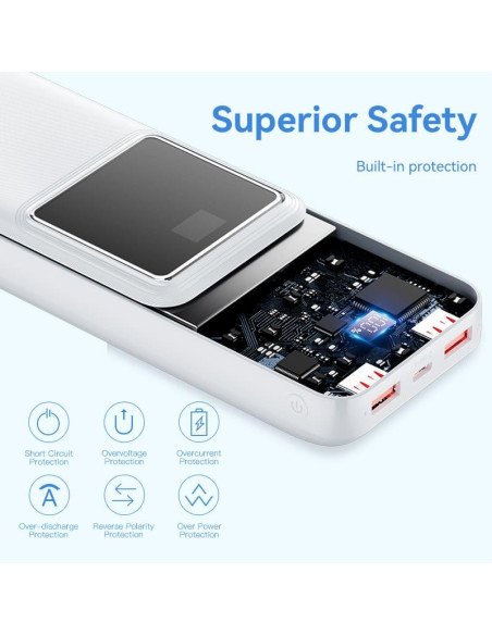 POWER BANK USB 20000MAH 22.5W/BLACK FHLB0 VENTION