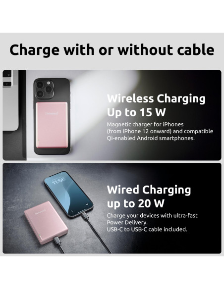 POWER BANK USB 10000MAH MAG/ROSE 7344033 INTENSO