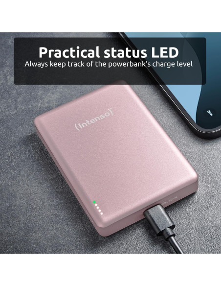 POWER BANK USB 10000MAH MAG/ROSE 7344033 INTENSO