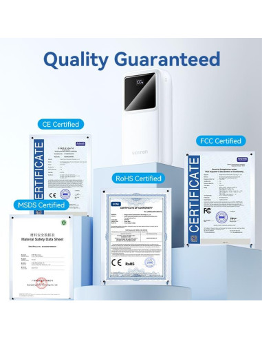 POWER BANK USB 30000MAH 22.5W/BLACK FHMB0 VENTION