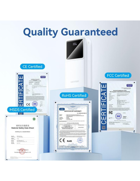 POWER BANK USB 30000MAH 22.5W/BLACK FHMB0 VENTION