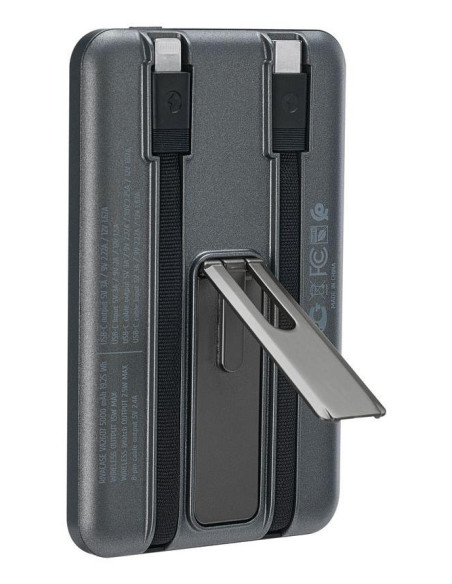 POWER BANK WRL 5000MAH/MAGSAFE+IWATCH VA2607 RIVACASE