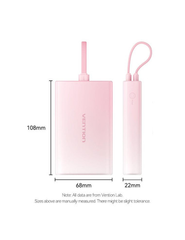 POWER BANK USB 10000MAH 22.5W/YELLOW FHZY0 VENTION