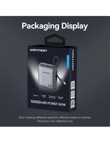 POWER BANK USB 10000MAH 35W/MINI BEIGE FHEN0 VENTION