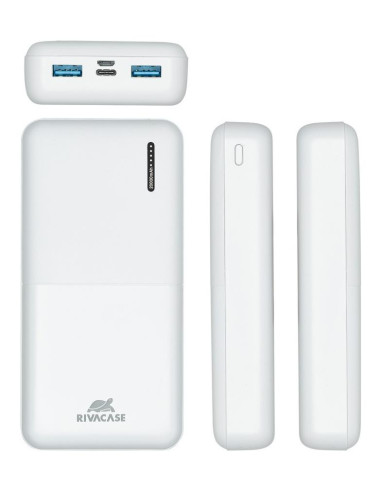 POWER BANK USB 20000MAH/VA2572 WHITE RIVACASE